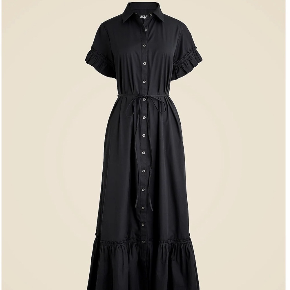 J. Crew Black Maxi Dress